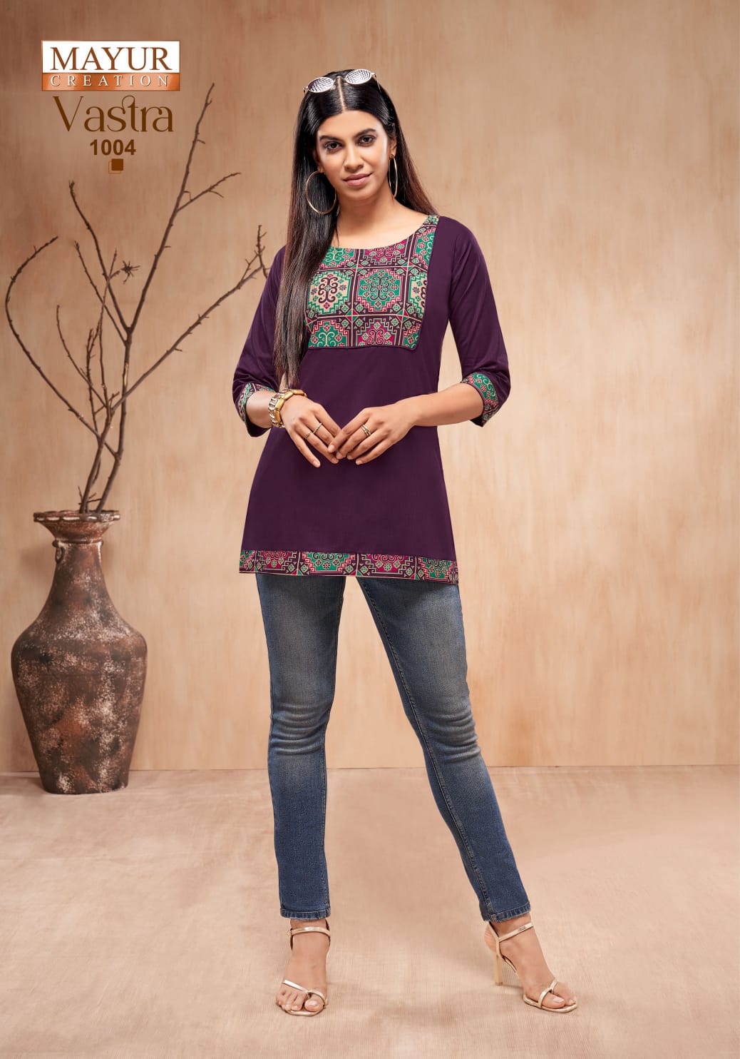 Vastra Vol 1 Mayur Creation Poplin Short Kurtis Manufacturer India