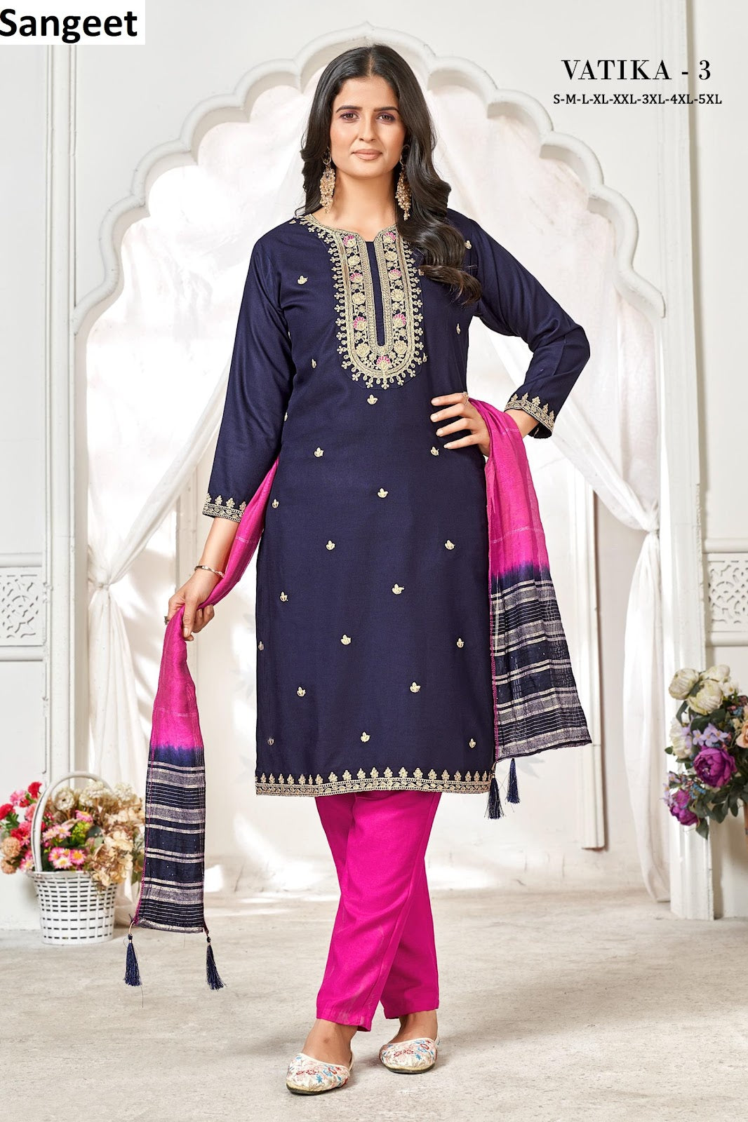 Vatika 3 Sangeet Heavy Rayon Readymade Suits Wholesaler India