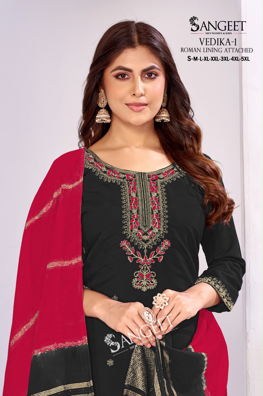 Vedika 1 Sangeet Roman Silk Readymade Pant Style Suits Supplier Ahmedabad