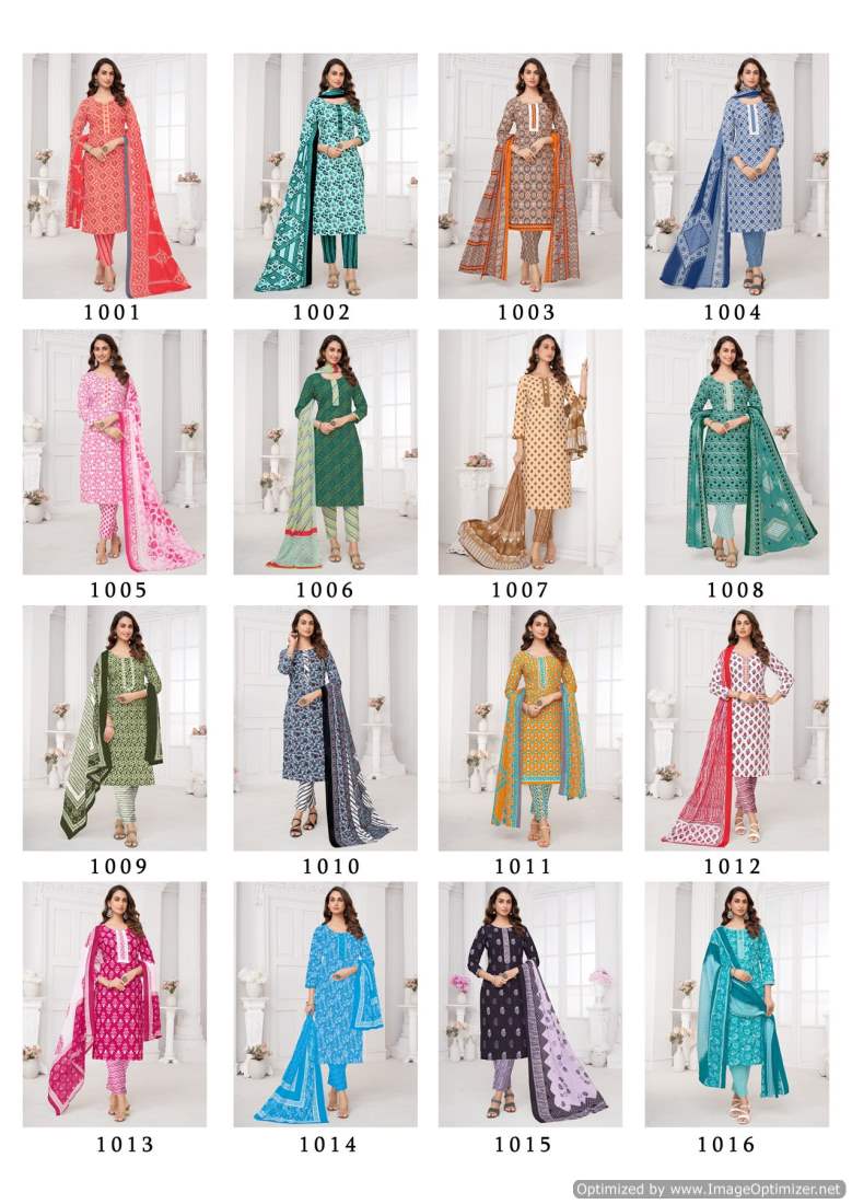 Vedika Vol 1 Vardhman Cotton Dress Material Supplier Gujarat