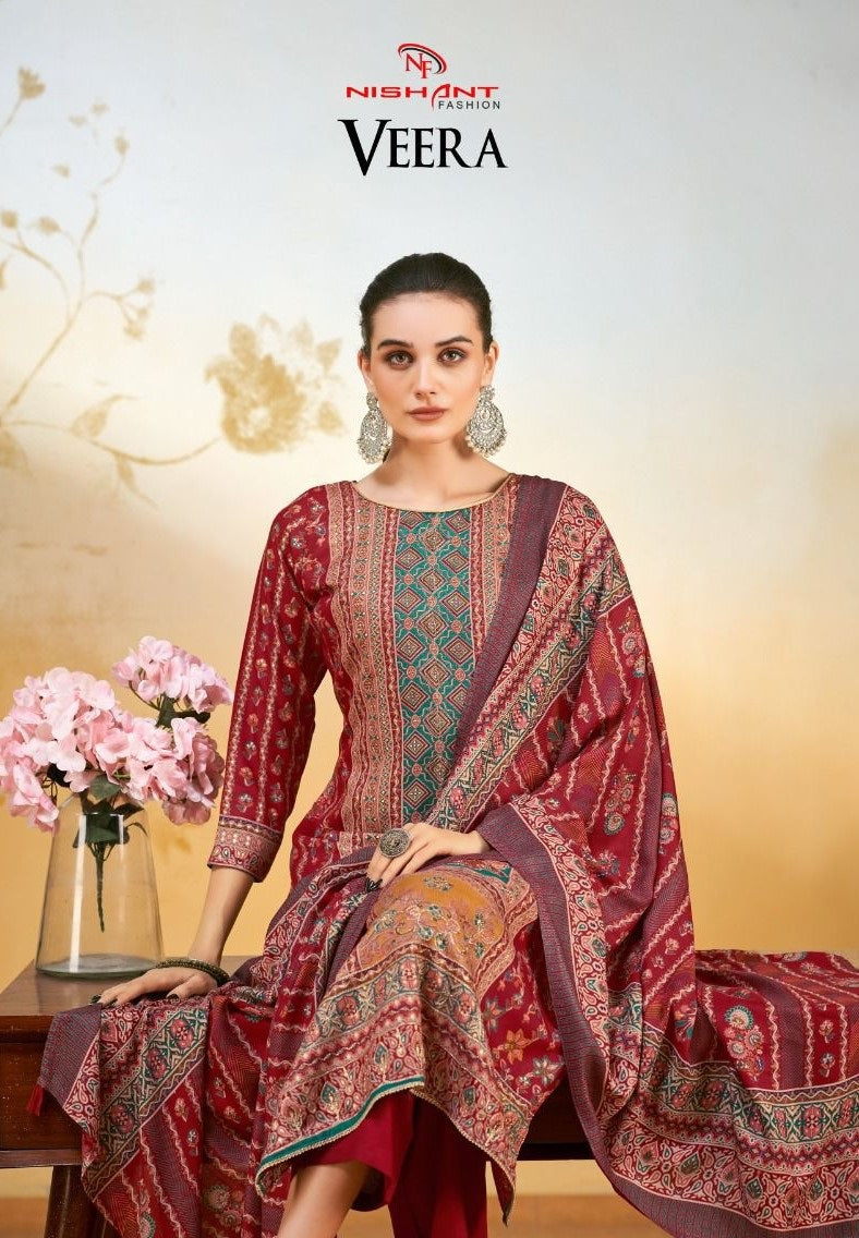 Veera Nishant Fashion Pashmina Suits Wholesale