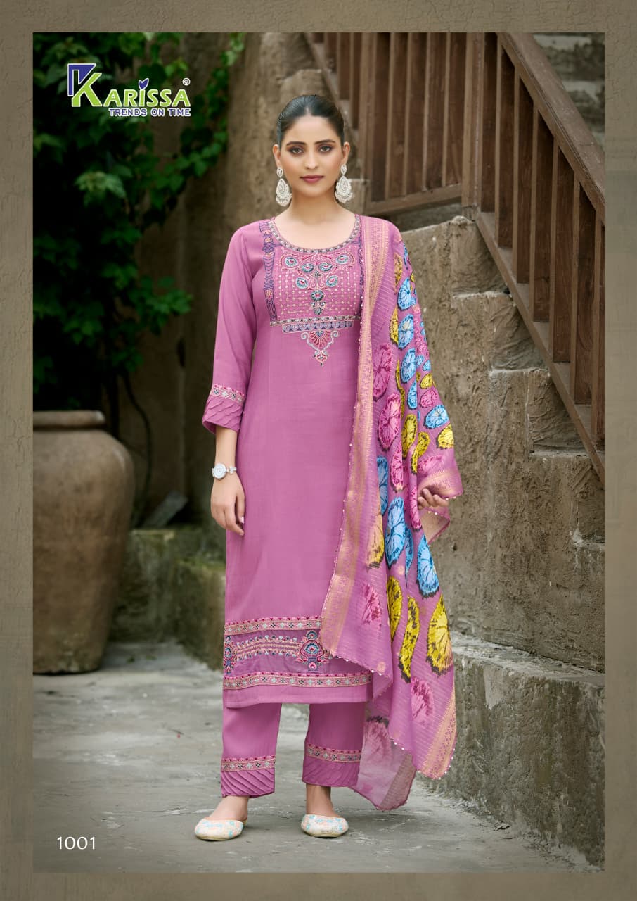 Venesiaa Karissa Viscose Weaving Readymade Pant Style Suits Manufacturer