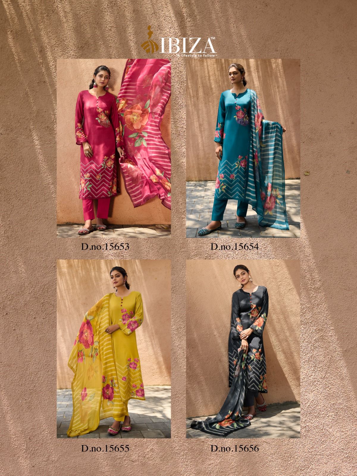 Veronica Ibiza Bemberg Muslin Pant Style Suits Manufacturer