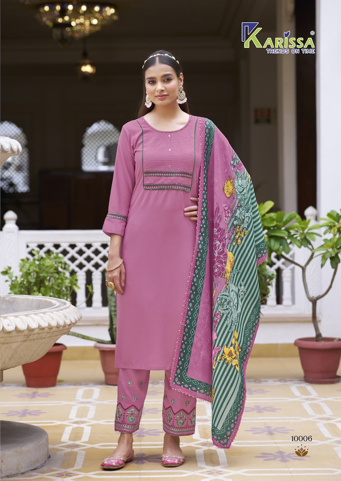 Vidisha Vol 10 Karissa Liva Rayon Readymade Pant Style Suits Wholesaler Gujarat