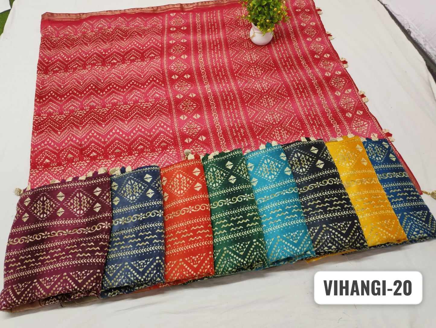 Vihangi 20 Kalpveli Dola Silk Sarees