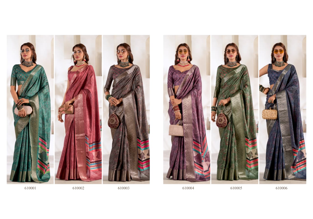 Violet Silk Rajpath Sarees Exporter