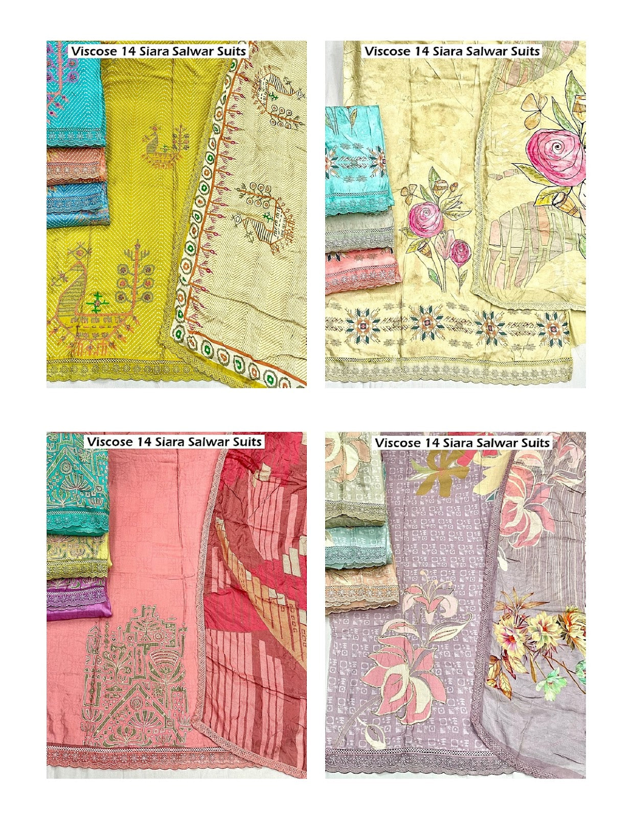 Viscose 14 Siara Salwar Suits Supplier Ahmedabad