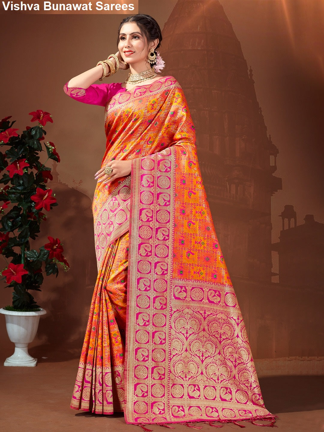 Vishva Bunawat Patola Silk Sarees Wholesaler