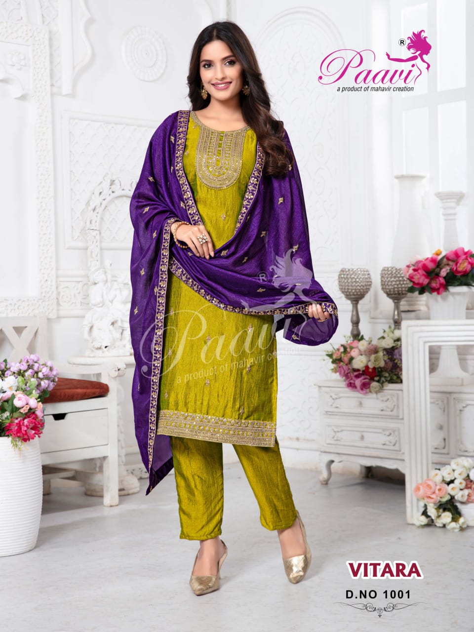 Vitara Paavi Vichitra Readymade Pant Style Suits Manufacturer Gujarat