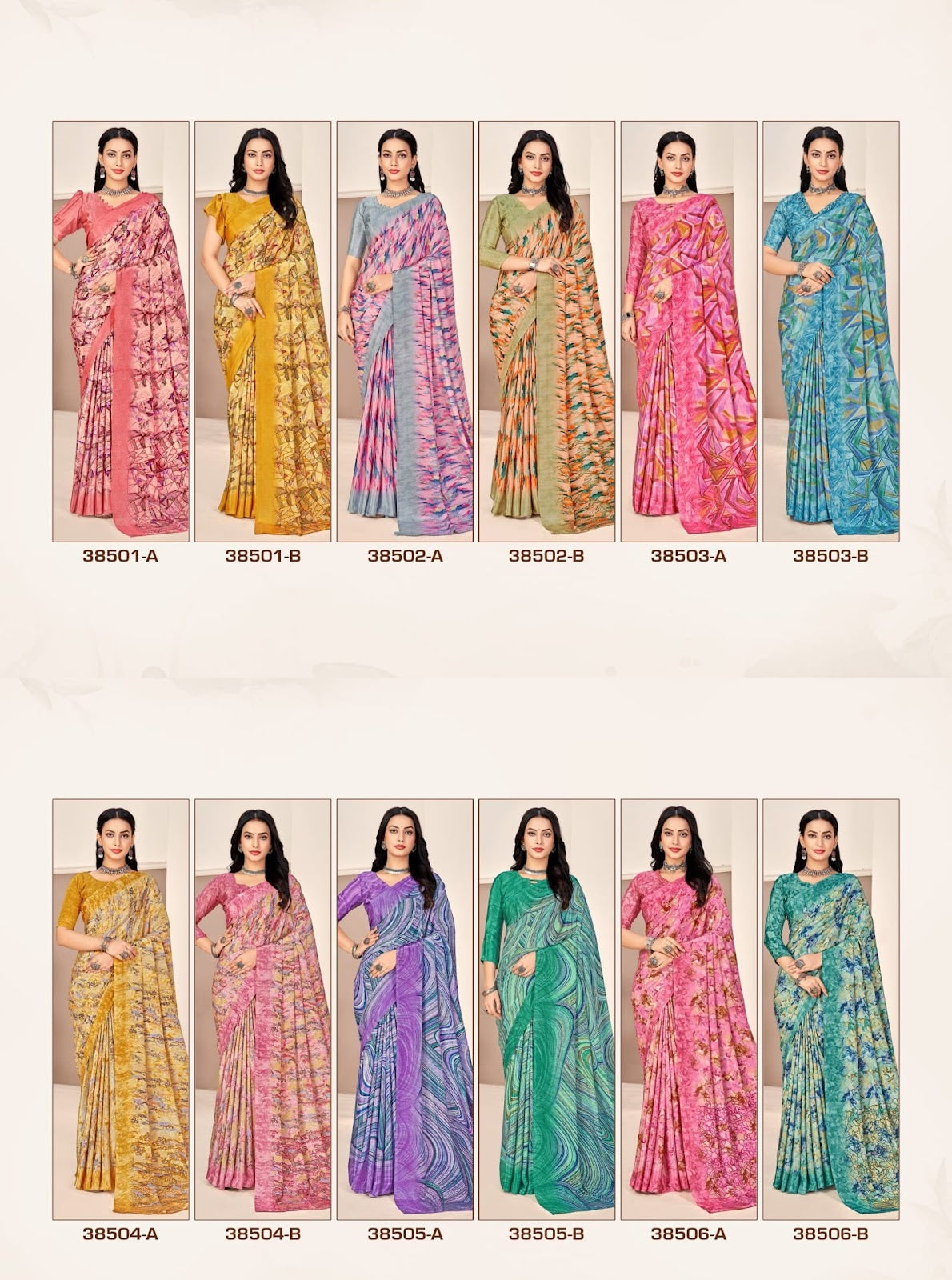 Vivanta Silk 40 Ruchi Crepe Sarees Supplier