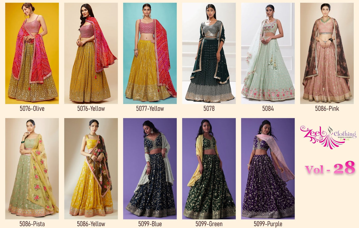 Vol-28 Zeel Lehenga Choli Manufacturer