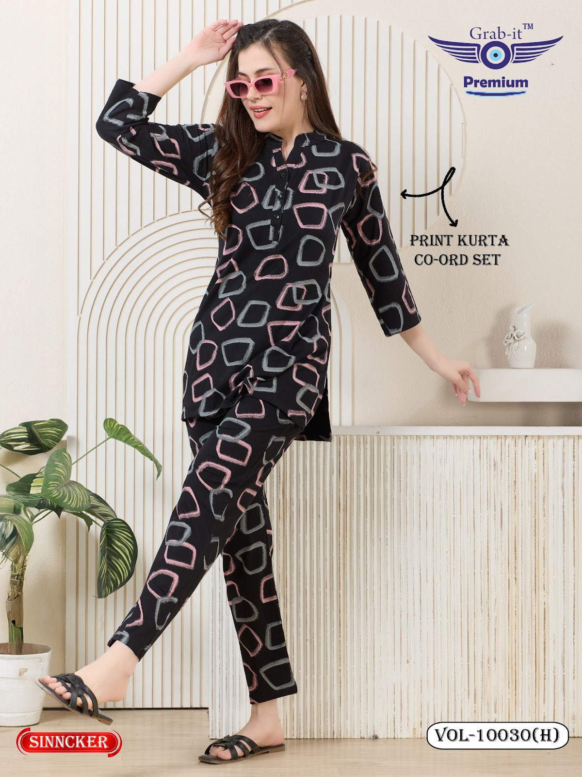 Vol 10030 H Grab It Sinker Kurta Night Suits Exporter India