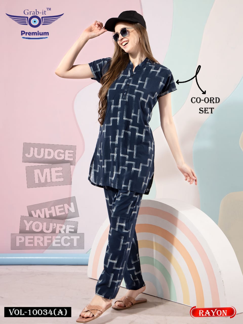 Vol 10034 A Grab It Rayon Co Ord Set Supplier