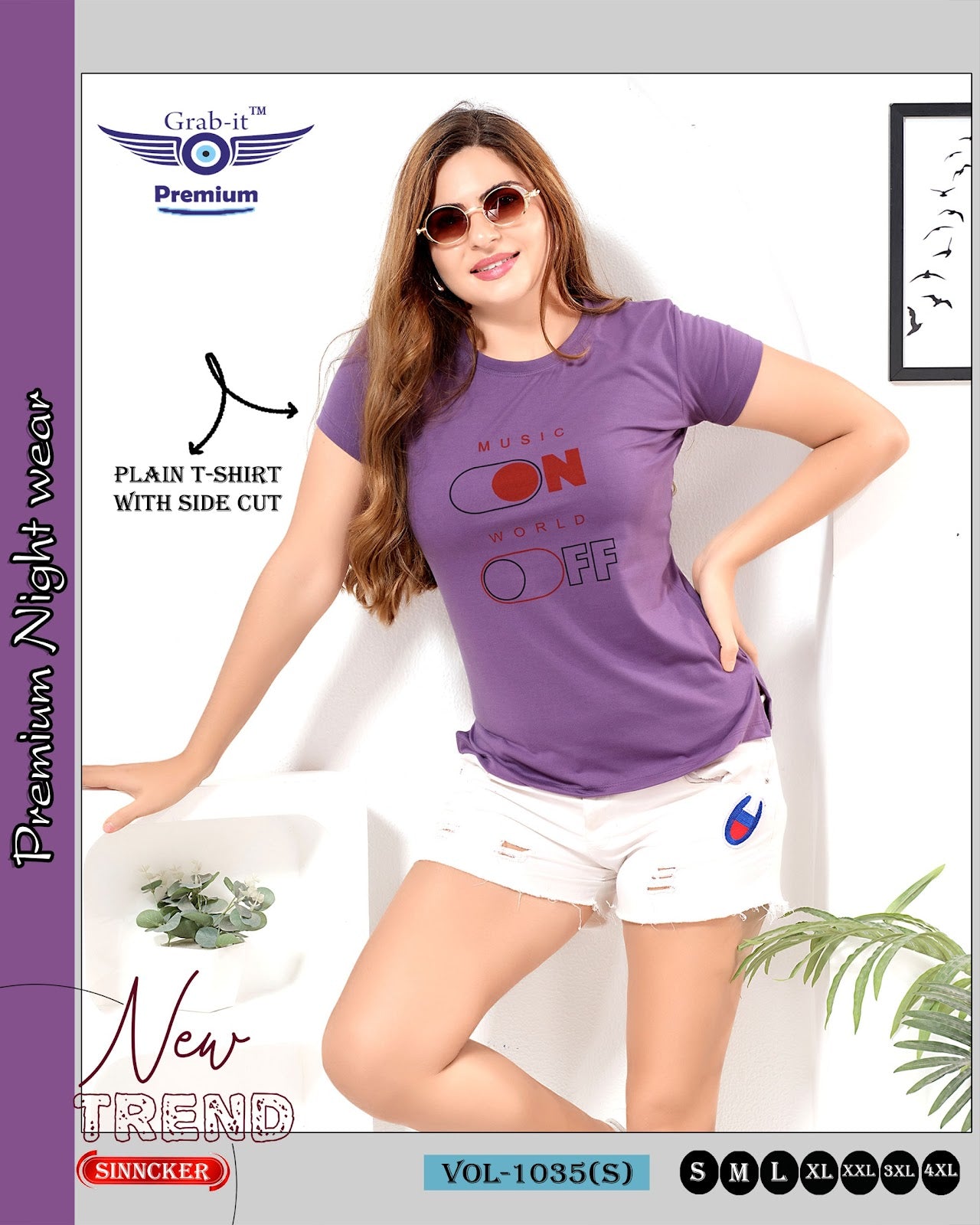 Vol 1035 S Grab It Sinker Women Tshirt Supplier Ahmedabad