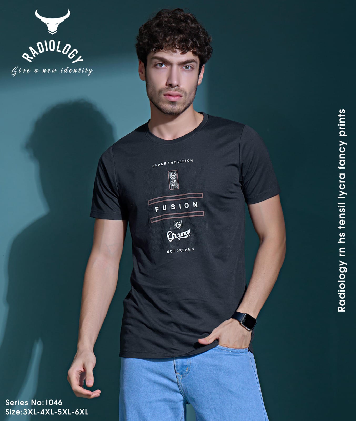 Vol 1046 Radiology Tencil Lycra Mens Tshirts Supplier India