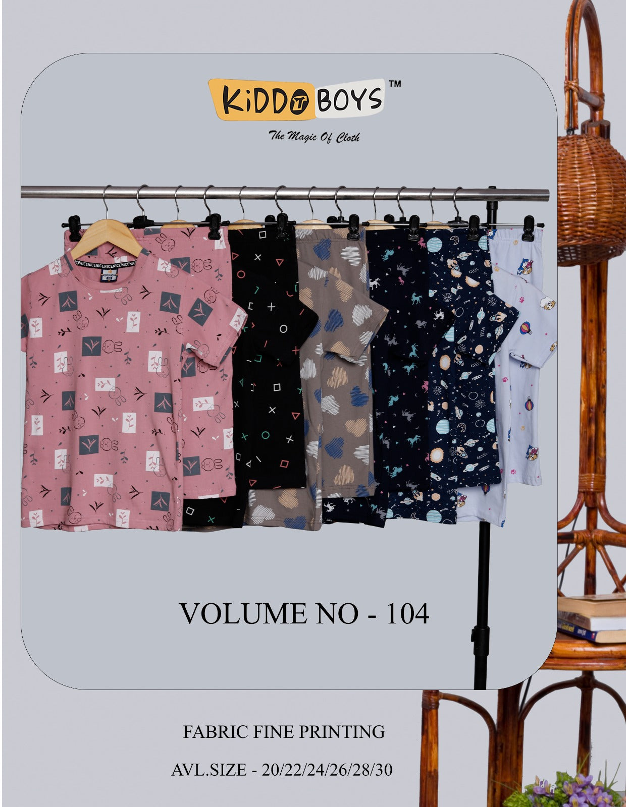 Vol 104 Kiddo Aop Boys Capri Night Suit Manufacturer Ahmedabad
