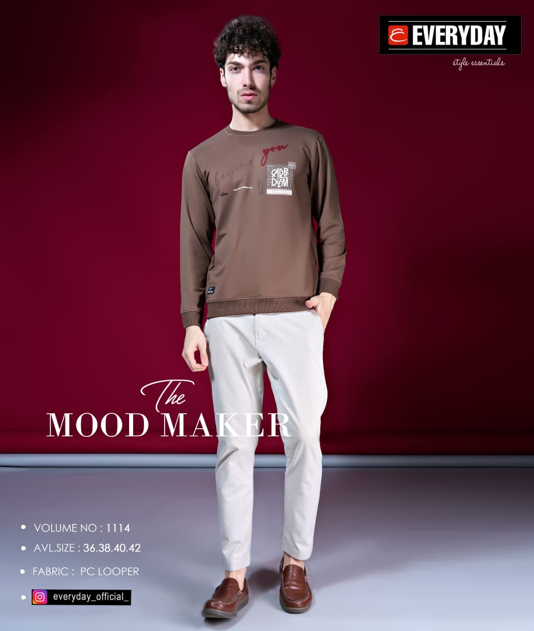 Vol 1114 Everyday Looper Mens Tshirts Exporter Gujarat