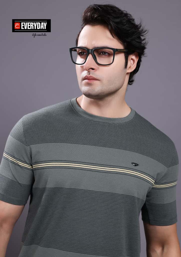 Vol 1125 Everyday Auto Stripes Mens Tshirts Supplier India