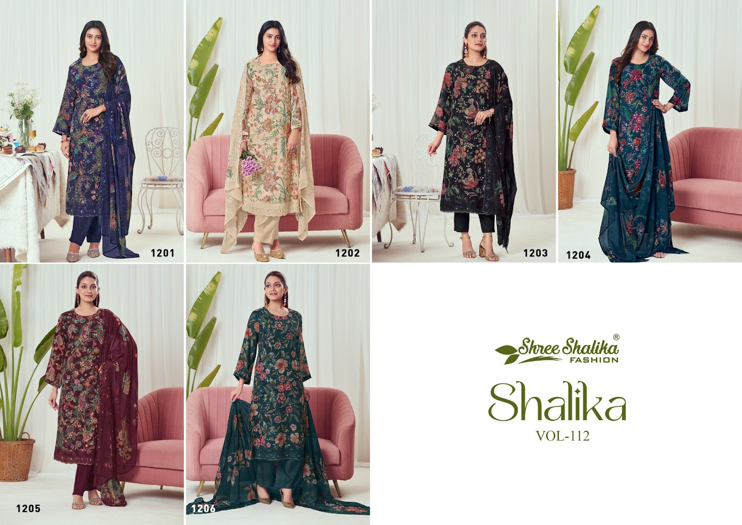 Vol 112 Shree Shalika Fashion Georgette Pant Style Suits Exporter