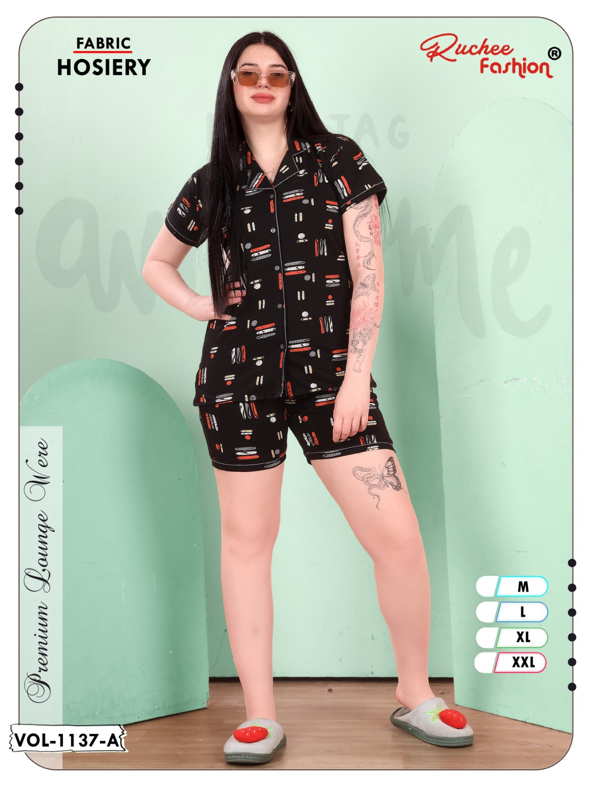 Vol 1137 Ruchee Fashion Hosiery Shorts Night Suits Wholesaler India