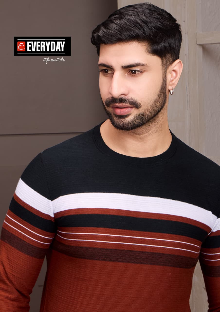 Vol 1158 Everyday Auto Stripes Mens Tshirts Wholesaler India