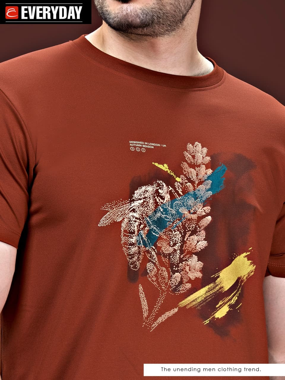 Vol 1370 Everyday Fake Cotton Mens Tshirts Exporter Ahmedabad