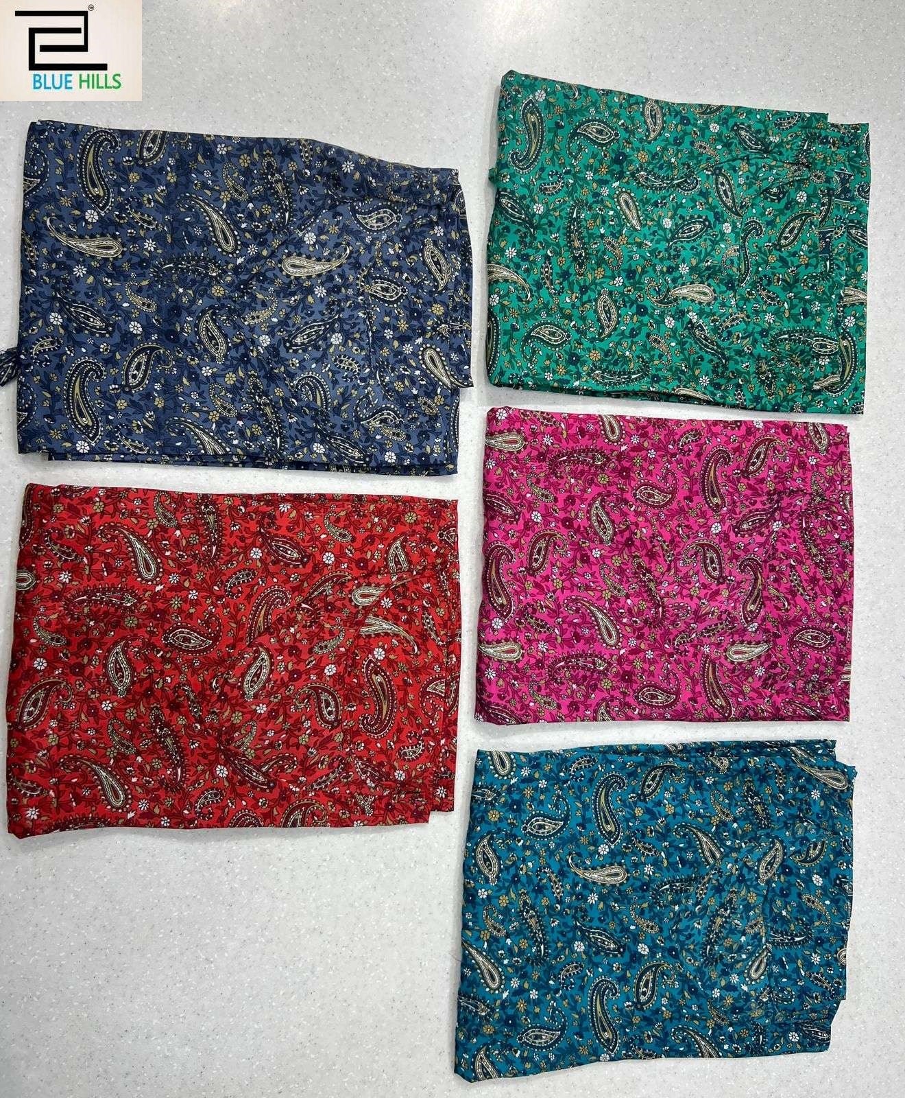 Vol 2.0 Blue Hills French Crepe Kaftans Supplier