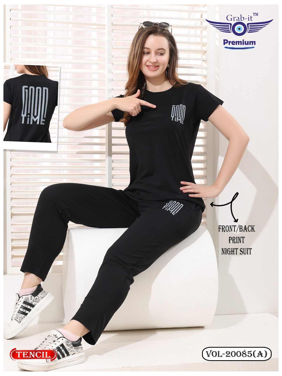 Vol 20085 A Grab It Tencil Pyjama Night Suits Exporter Ahmedabad