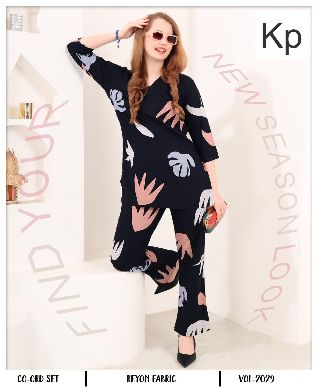 Vol 2029 Kp Rayon Co Ord Set Exporter