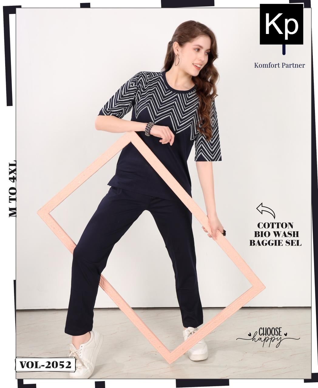 Vol 2052 Kp Cotton Pyjama Night Suits Wholesale Price