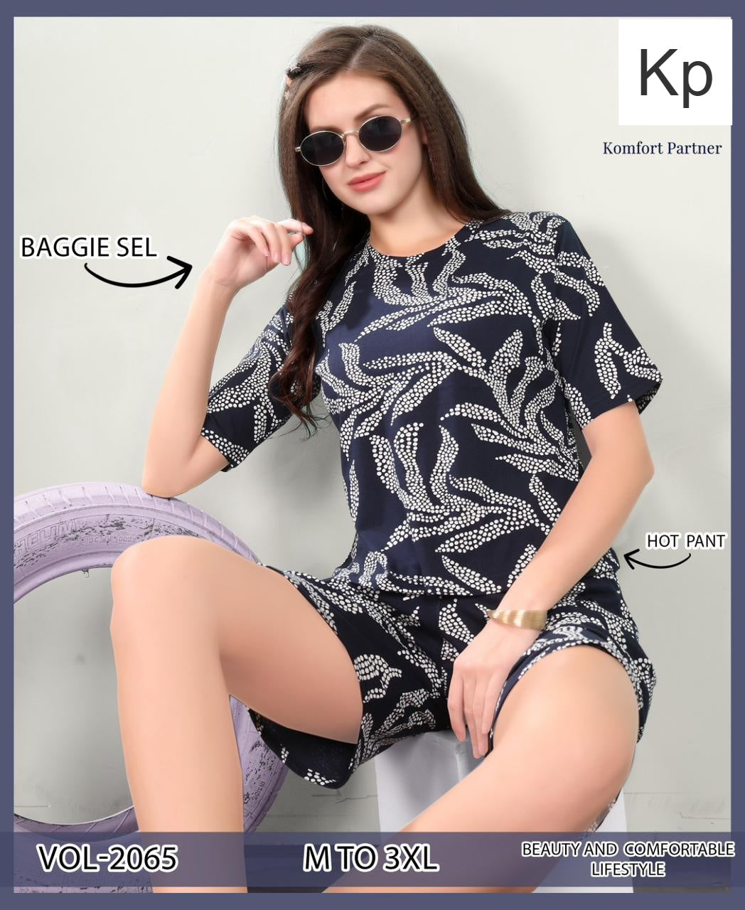 Vol 2065 Kp Cotton Shorts Night Suits Supplier Ahmedabad