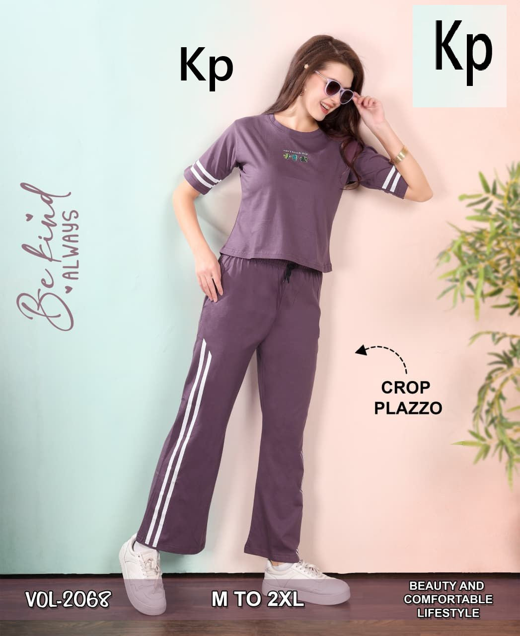 Vol 2068 Kp Cotton Biowashed Co Ord Set Wholesaler Gujarat