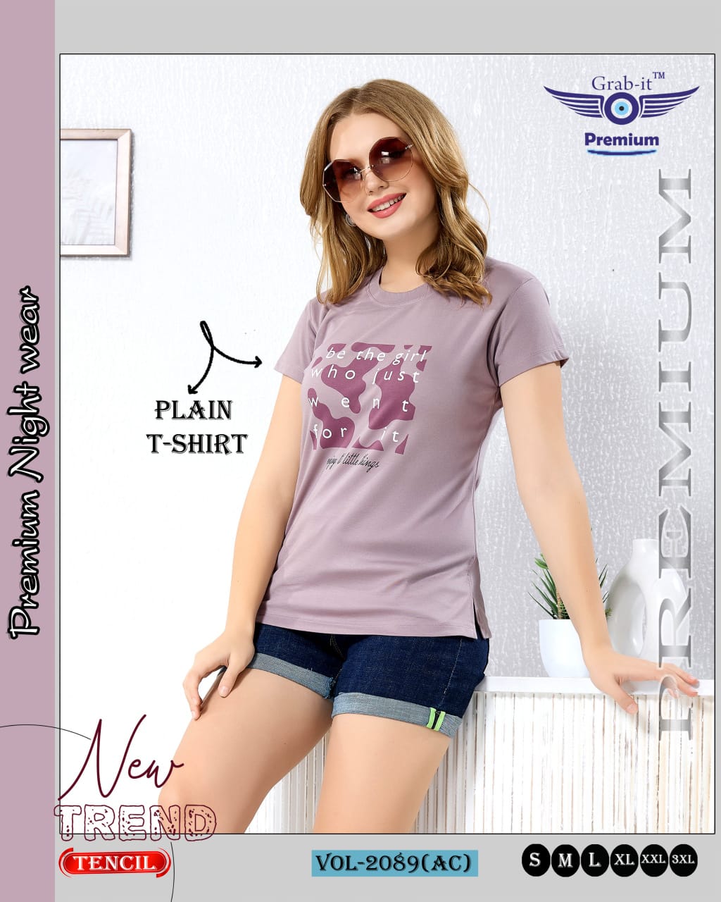 Vol 2089 Ac Grab It Tencil Women Tshirt Supplier Ahmedabad