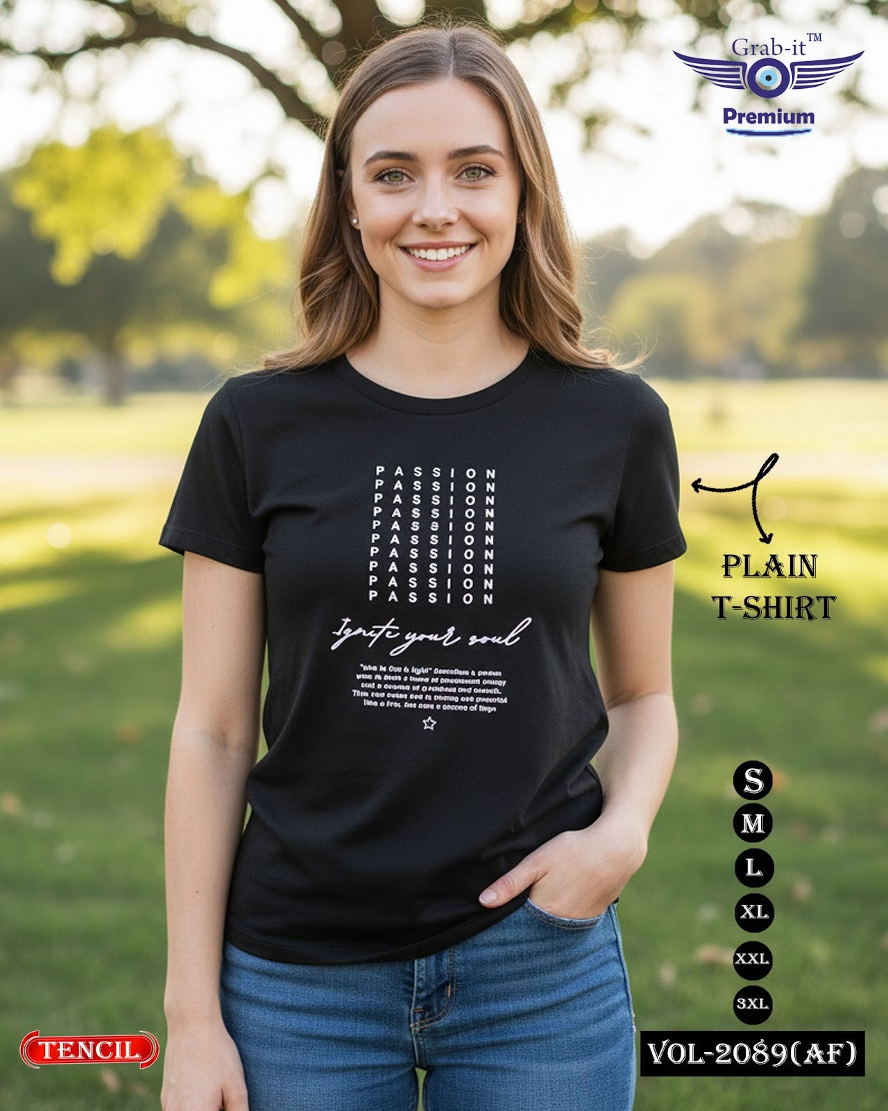 Vol 2089 Af Grab It Tencil Women Tshirt Supplier India