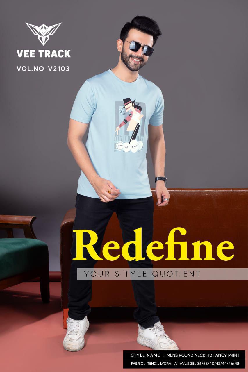 Vol 2103 Vee Track Tencil Lycra Mens Tshirts Manufacturer