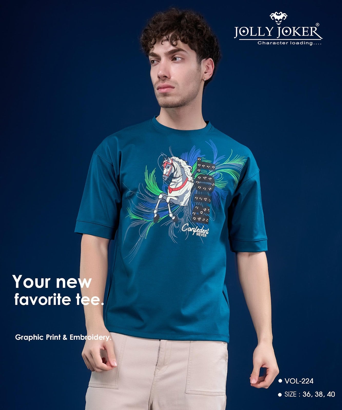 Vol 224 Jolly Joker Tencil Mens Tshirts Supplier Gujarat
