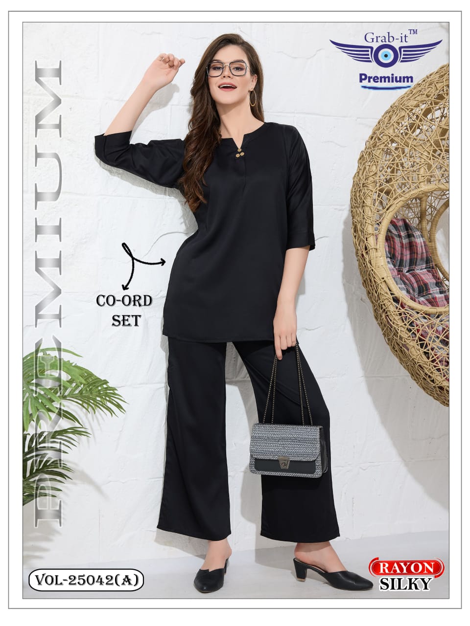 Vol 25042 A Grab It Rayon Co Ord Set Exporter