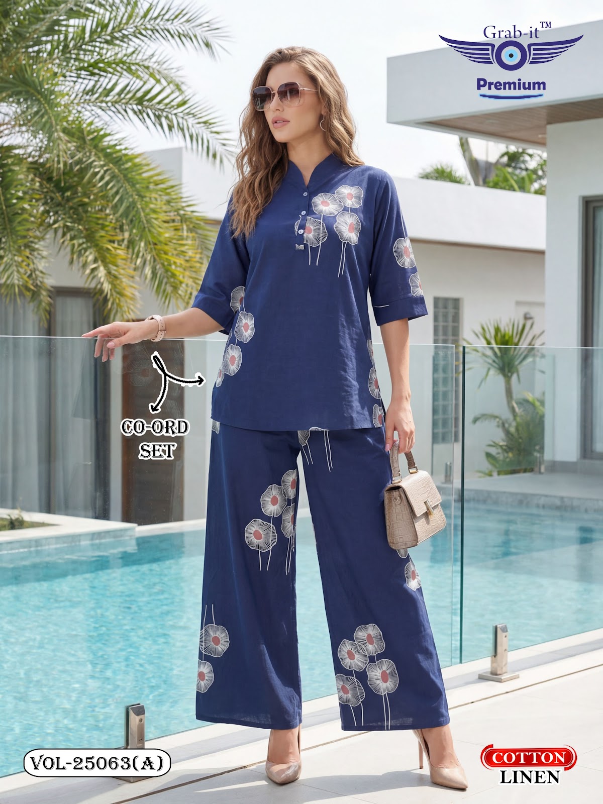 Vol 25063 A Grab It Cotton Co Ord Set Exporter India