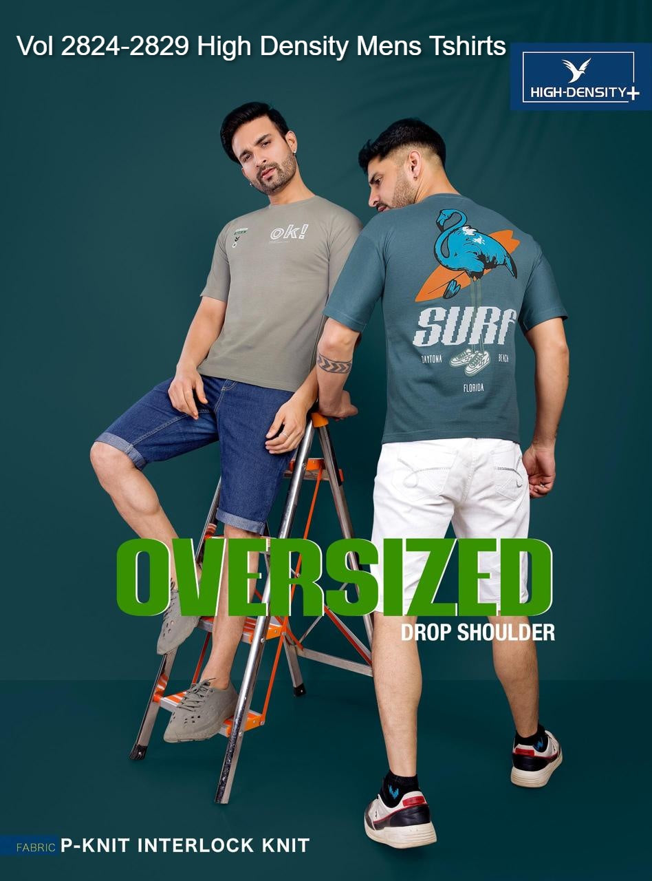 Vol 2824-2829 High Density Lycra Mens Tshirts Wholesaler Gujarat
