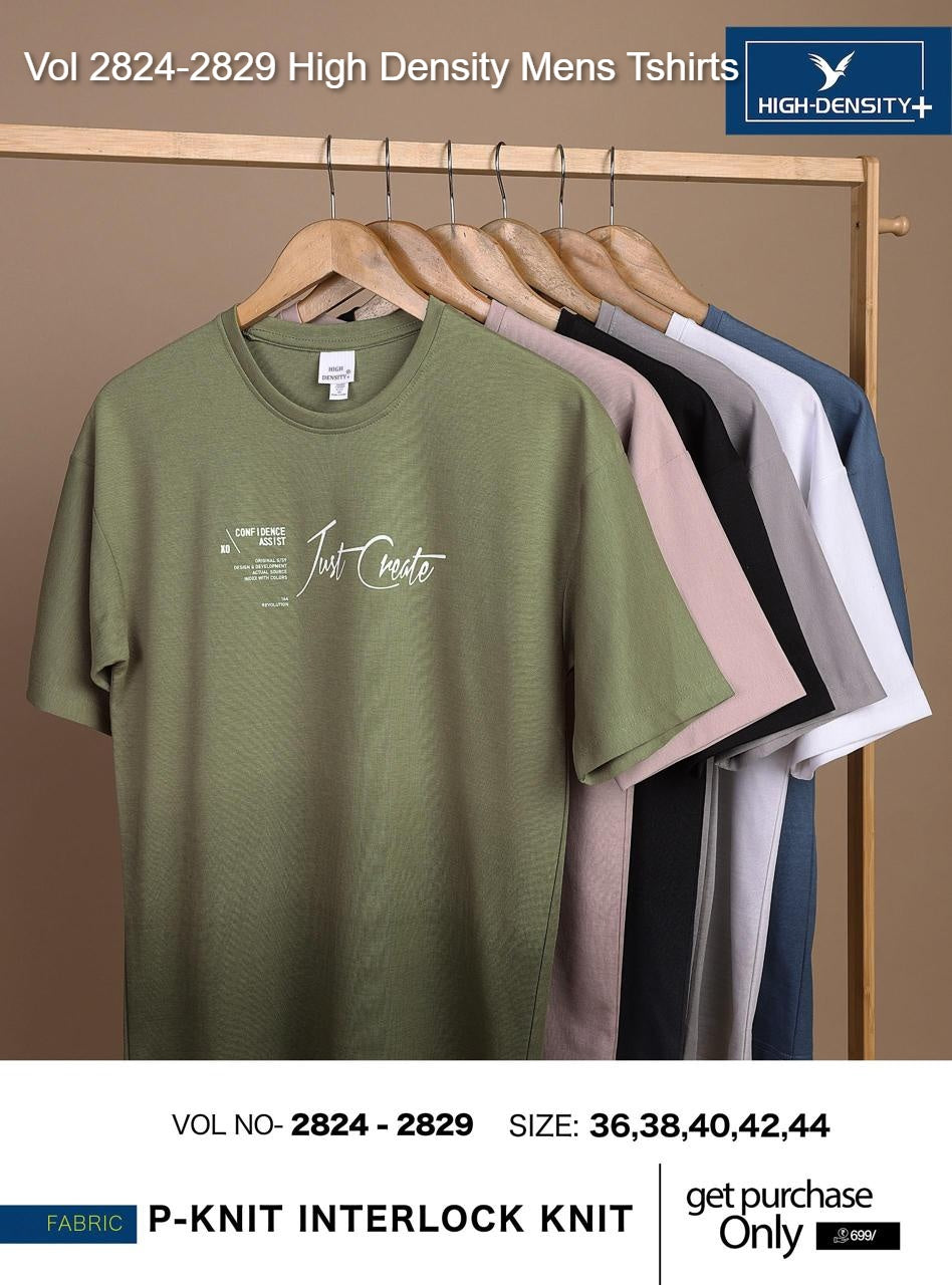 Vol 2824-2829 High Density Lycra Mens Tshirts Wholesaler Gujarat