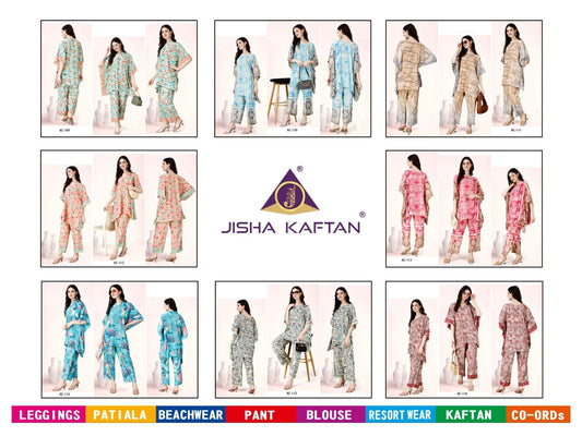 Vol 2 Jelite Silk Kaftan Pant Set Wholesale Price