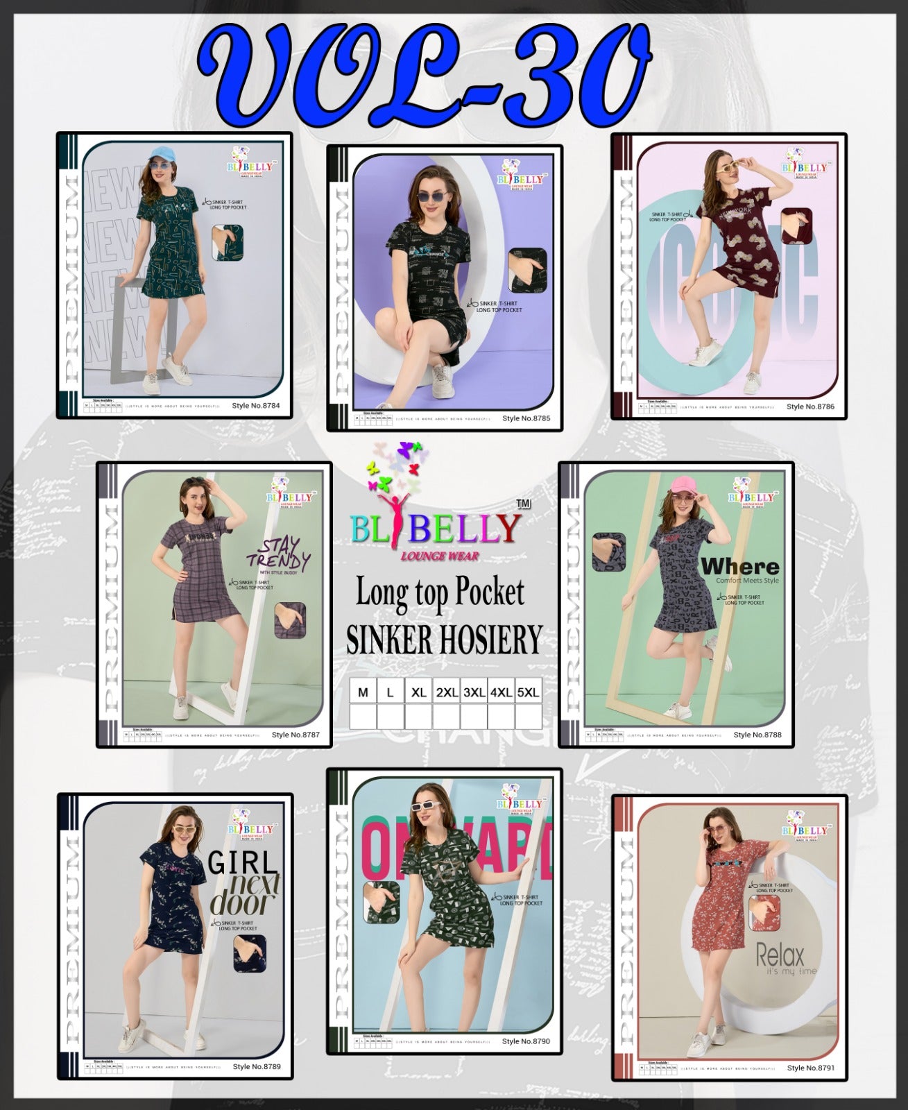 Vol 30 Belly Sinker Designer Long Top Manufacturer