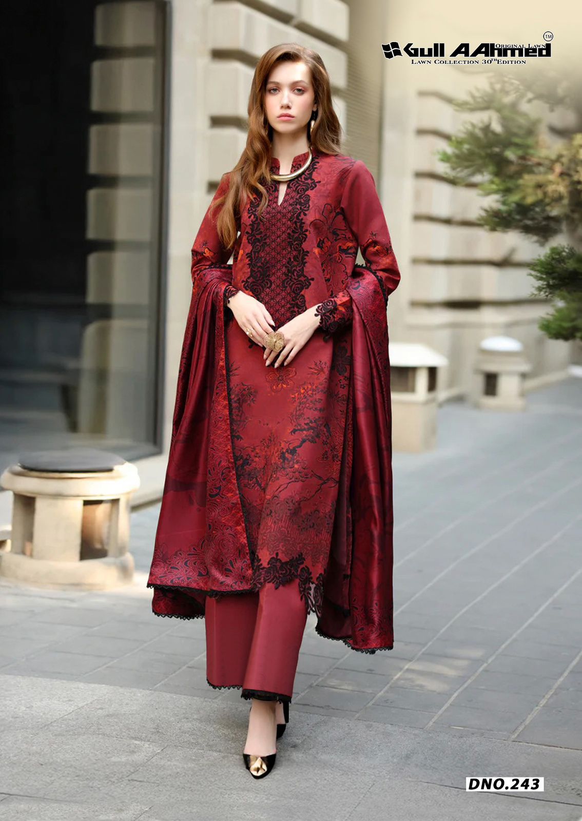 Vol 30 Lawn Collection Gul Ahmed Karachi Salwar Suits Manufacturer