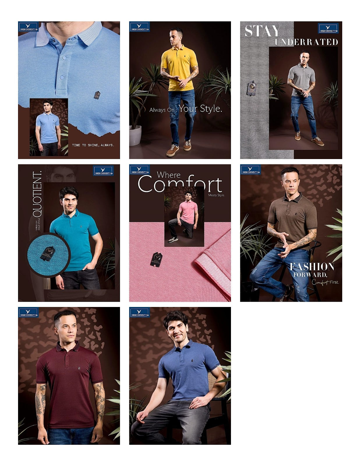 Vol 4532-4539 High Density Bird Eye Mens Tshirts Wholesale Price