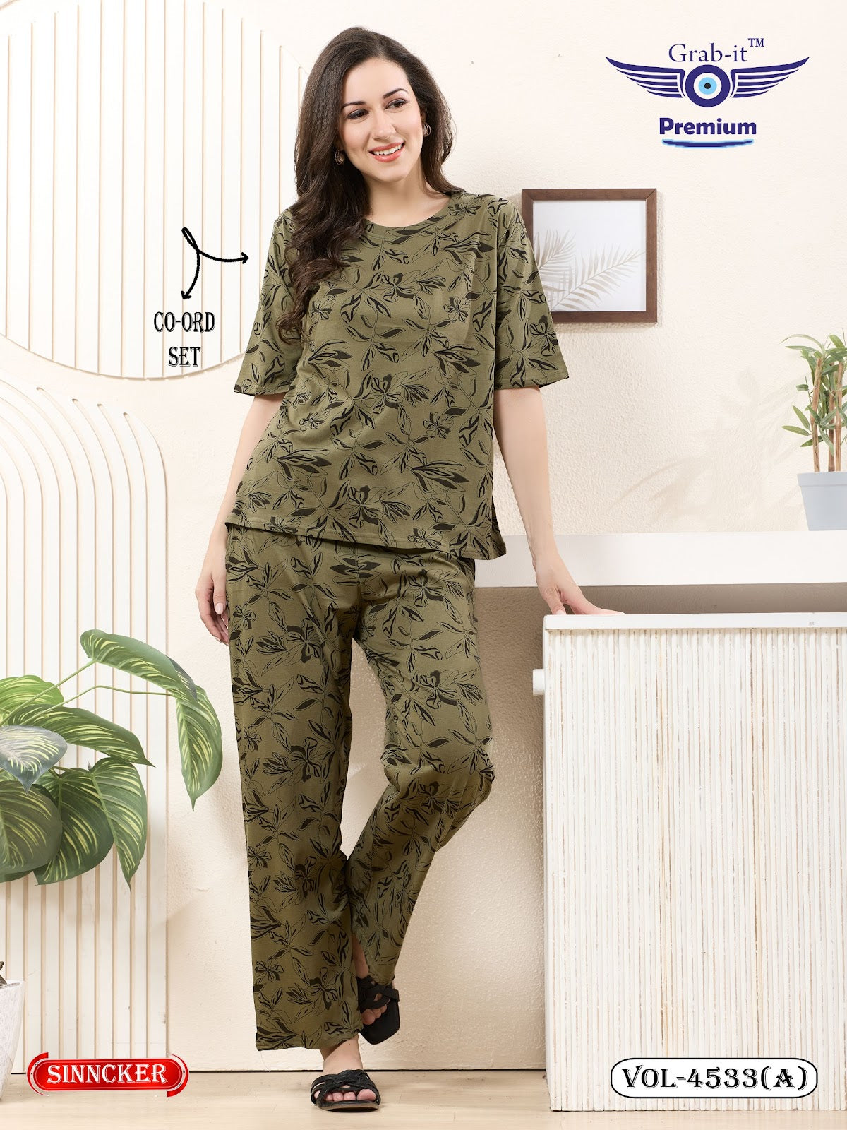 Vol 4533 A Grab It Sinker Co Ord Set Wholesale Price