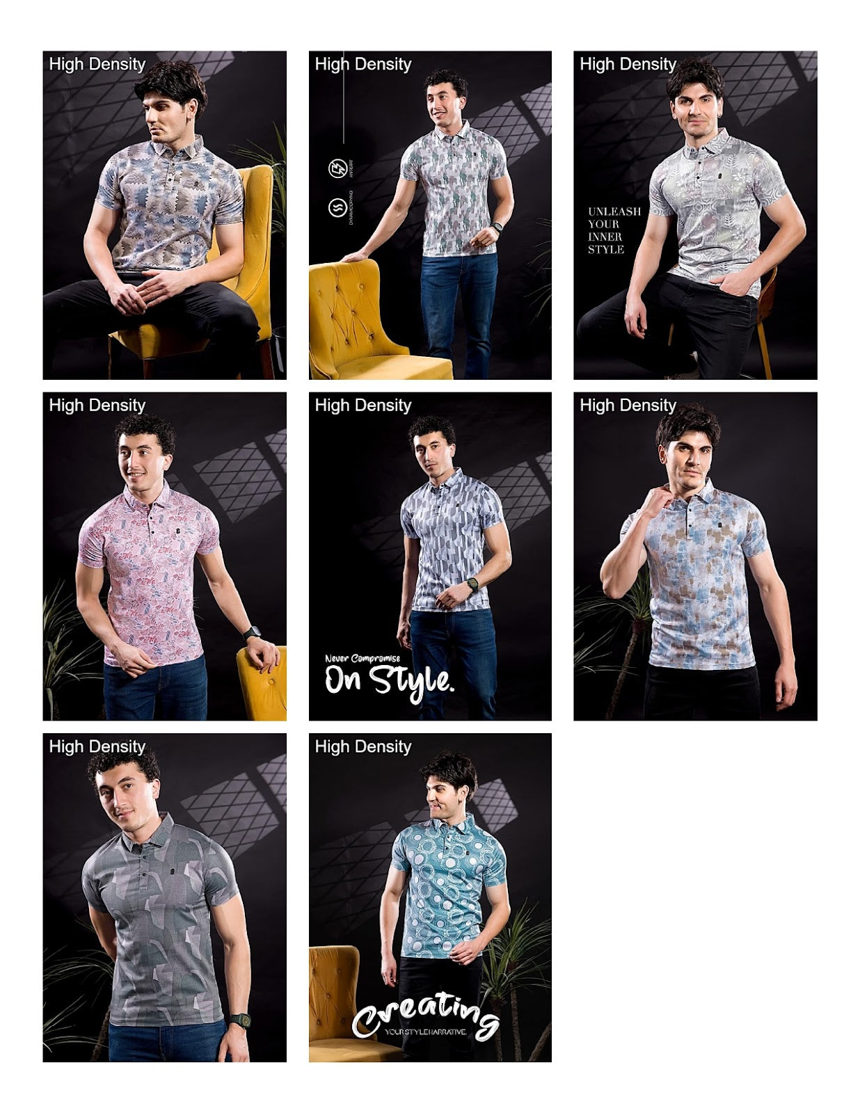 Vol 4552 To 4559 High Density Aop Mens Tshirts Exporter Gujarat