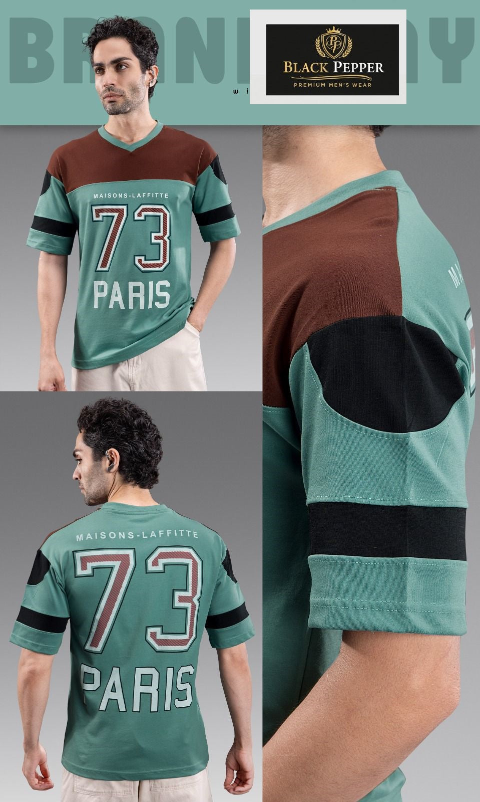Vol 50 To 57 Black Pepper Interlock Mens Tshirts Manufacturer Ahmedabad