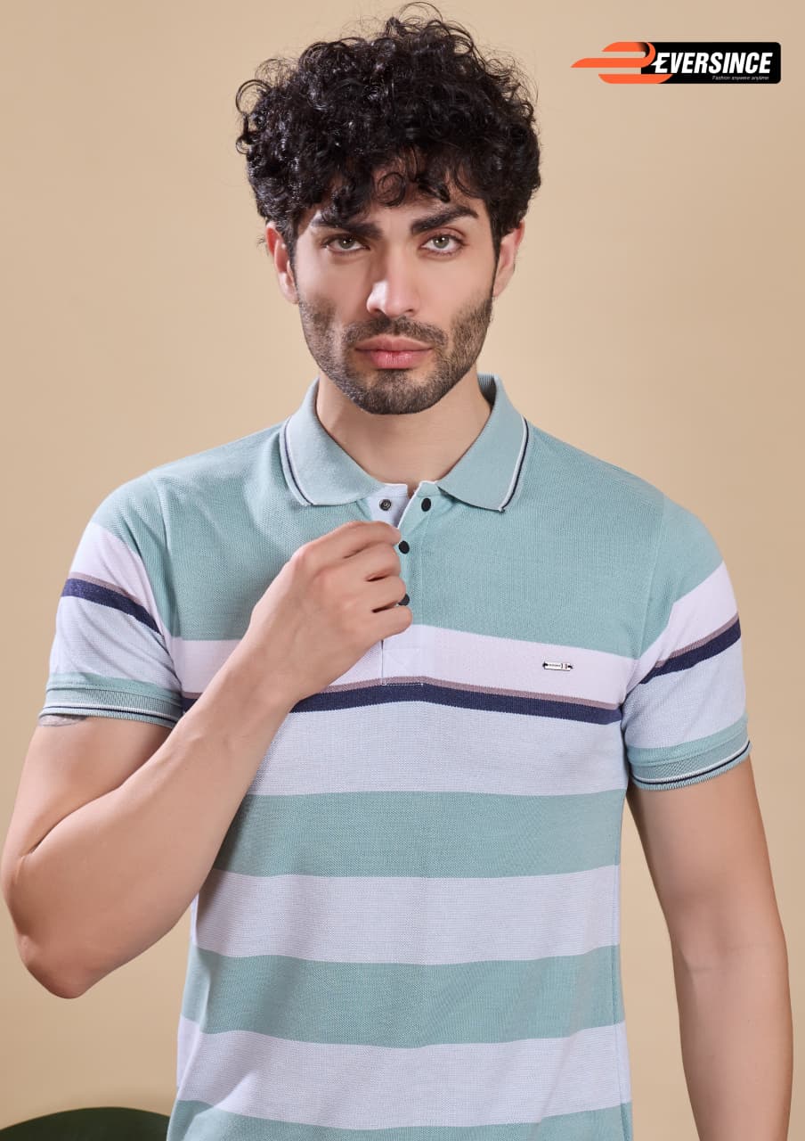 Vol 6196 Eversince Stripes Matty Mens Tshirts Wholesale Price