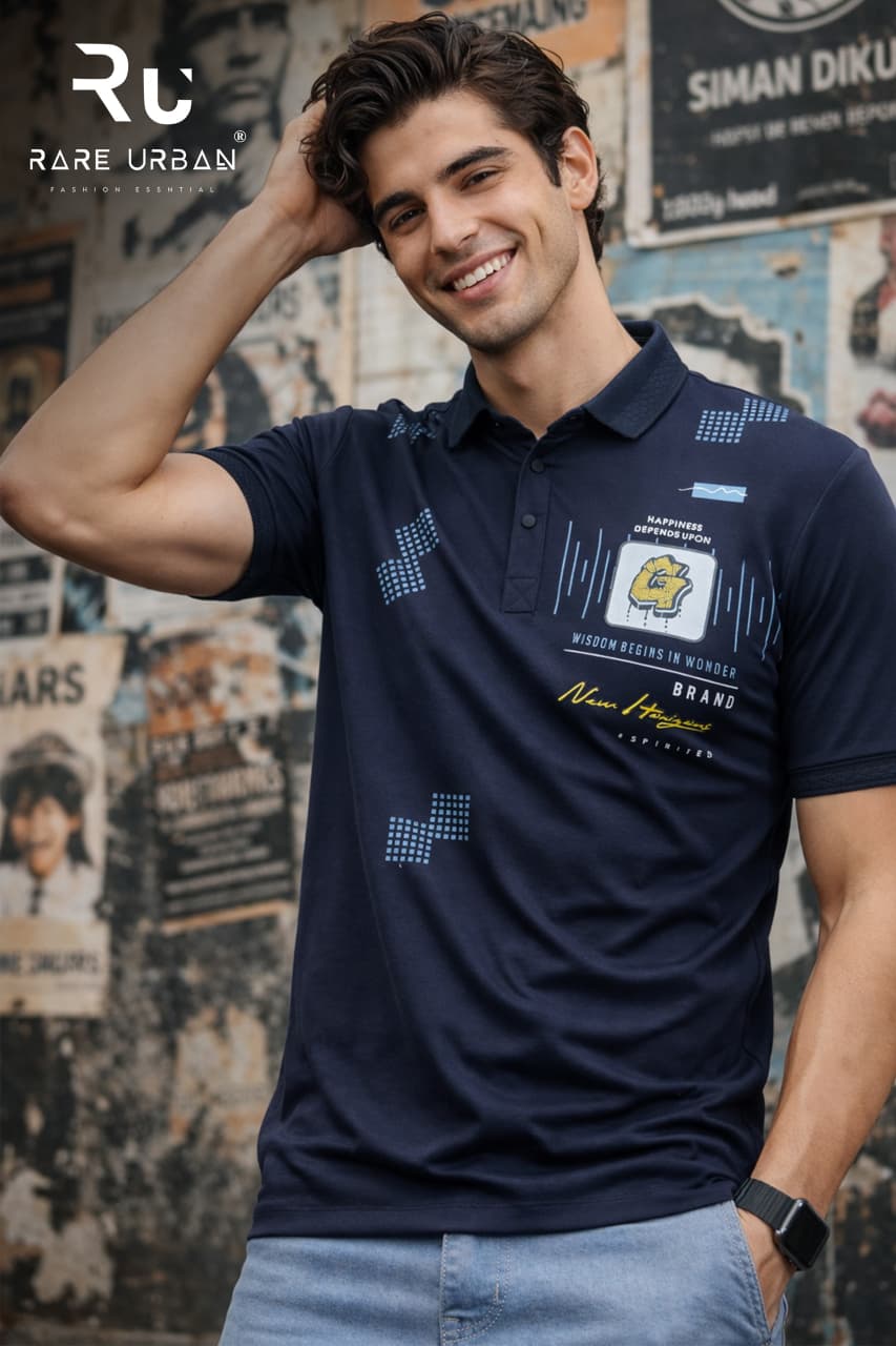 Vol 6198 Rare Urban Tencil Lycra Mens Tshirts Wholesale Price