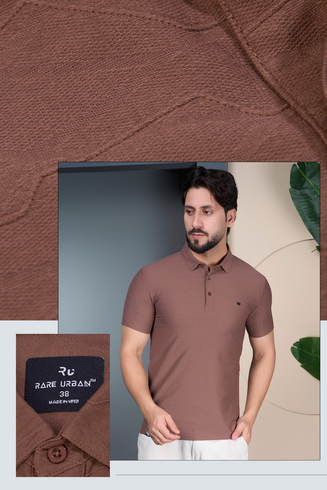 Vol 6227 Rare Urban Cotton Jacquard Mens Tshirts Wholesaler Gujarat